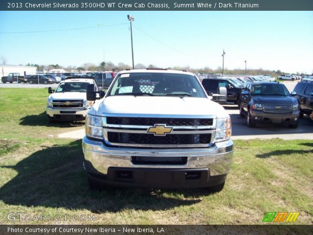 2013 Chevrolet Silverado 3500HD WT Crew Cab Chassis in Summit White