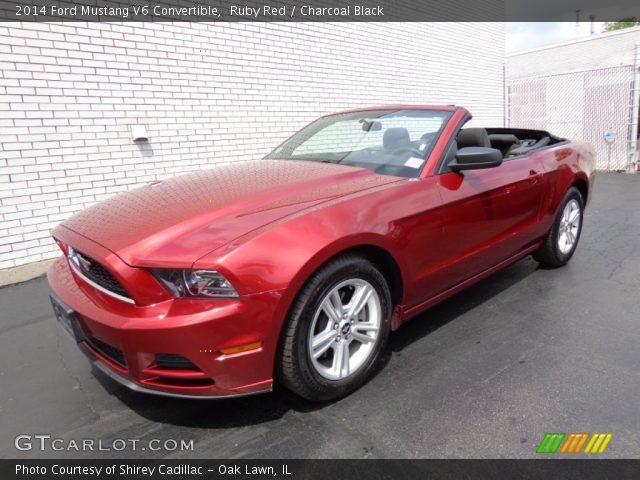 2014 Ford Mustang V6 Convertible in Ruby Red