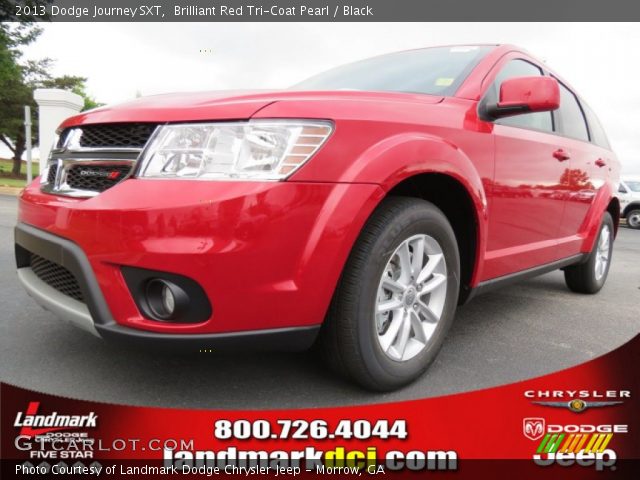 2013 Dodge Journey SXT in Brilliant Red Tri-Coat Pearl
