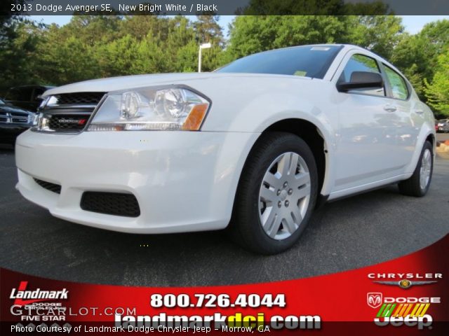 2013 Dodge Avenger SE in New Bright White