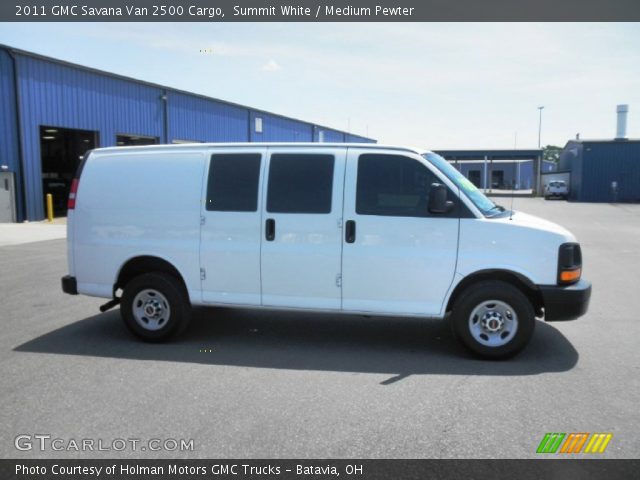 2011 GMC Savana Van 2500 Cargo in Summit White