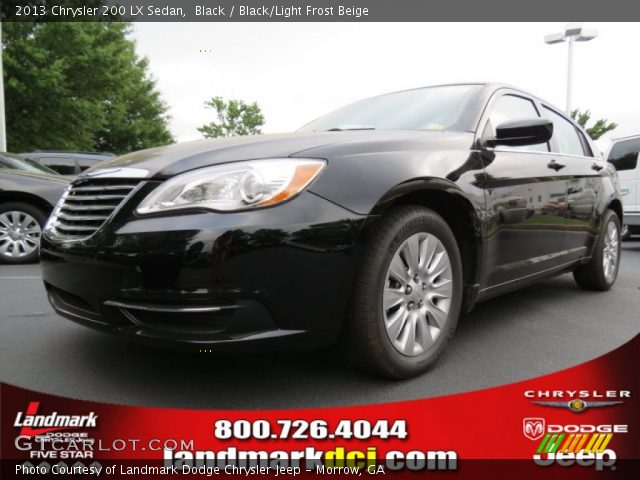 2013 Chrysler 200 LX Sedan in Black