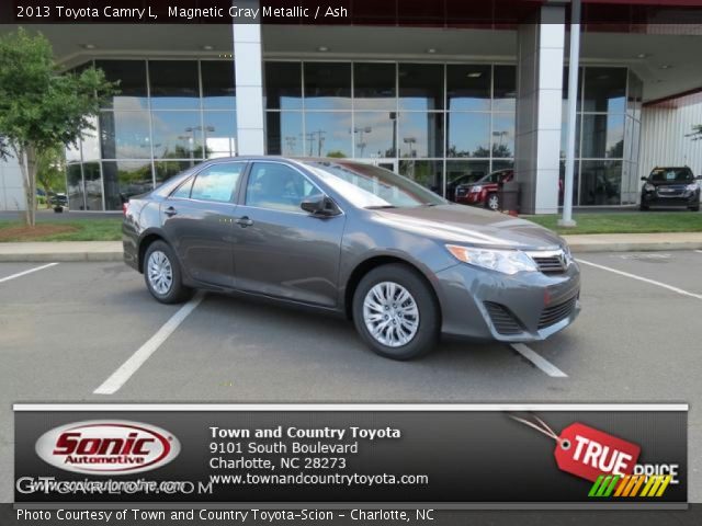 2013 Toyota Camry L in Magnetic Gray Metallic