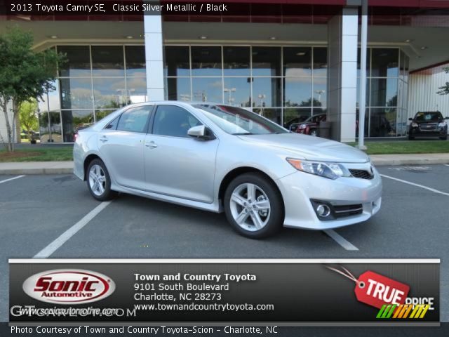 2013 Toyota Camry SE in Classic Silver Metallic