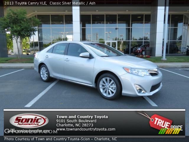 2013 Toyota Camry XLE in Classic Silver Metallic