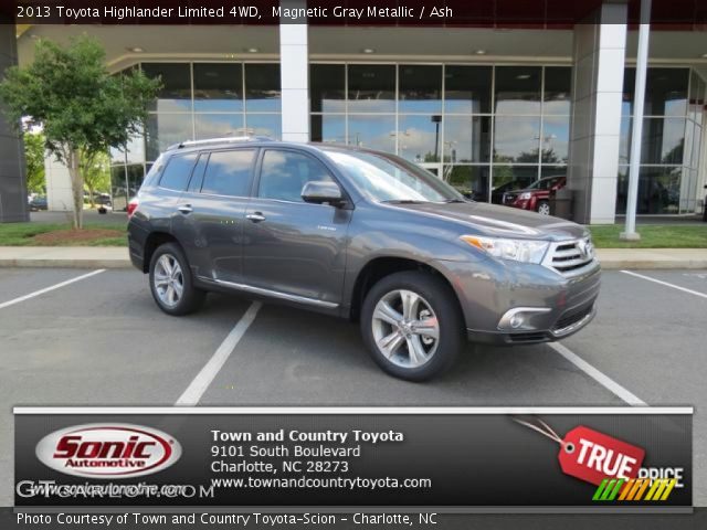 2013 Toyota Highlander Limited 4WD in Magnetic Gray Metallic