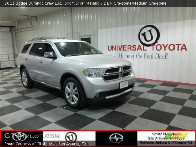 2011 Dodge Durango Crew Lux in Bright Silver Metallic