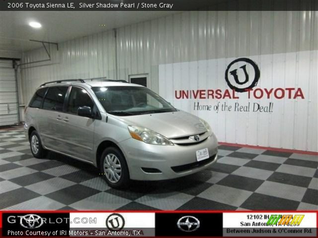 2006 Toyota Sienna LE in Silver Shadow Pearl