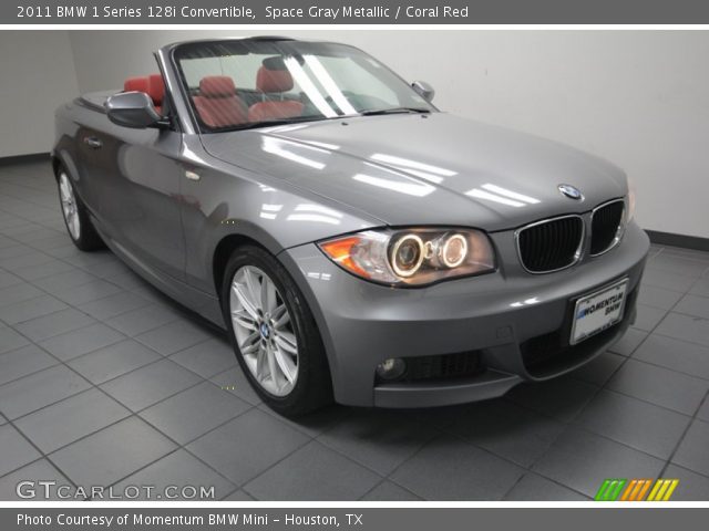 2011 BMW 1 Series 128i Convertible in Space Gray Metallic
