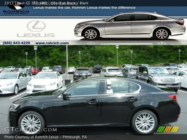 2013 Lexus GS 350 AWD in Obsidian Black