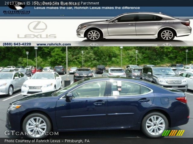 2013 Lexus ES 350 in Deep Sea Blue Mica