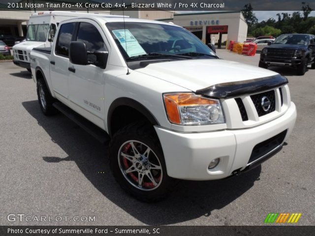 2011 Nissan Titan Pro-4X Crew Cab 4x4 in Blizzard White