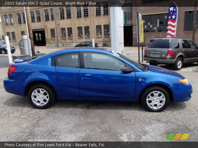 2003 Saturn ION 2 Quad Coupe in Bright Blue