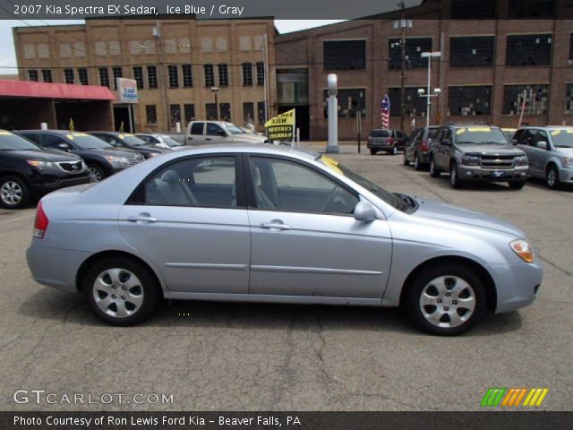 2007 Kia Spectra EX Sedan in Ice Blue