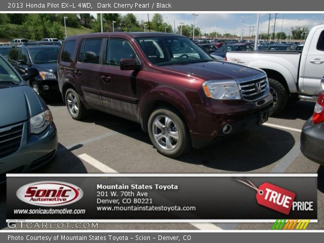 2013 Honda Pilot EX-L 4WD in Dark Cherry Pearl