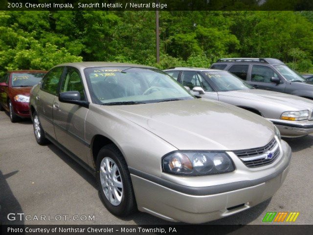 2003 Chevrolet Impala  in Sandrift Metallic
