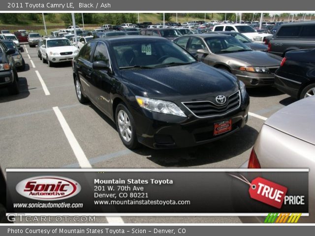 2011 Toyota Camry LE in Black