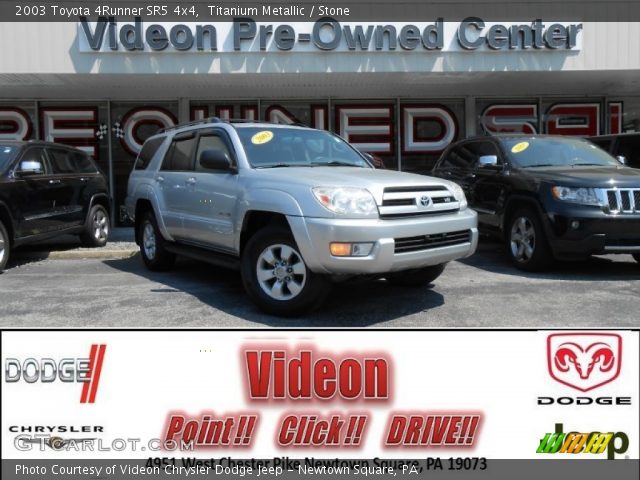 2003 Toyota 4Runner SR5 4x4 in Titanium Metallic