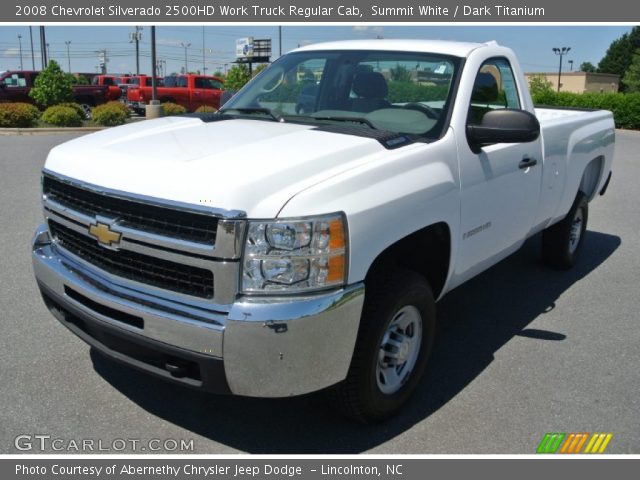 2008 Chevrolet Silverado 2500HD Work Truck Regular Cab in Summit White