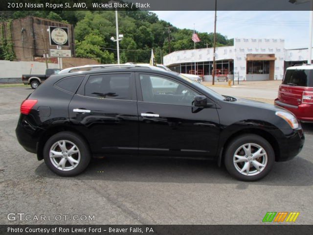 2010 Nissan Rogue SL AWD in Wicked Black