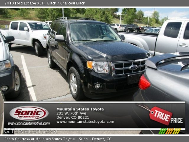 2010 Ford Escape XLT in Black