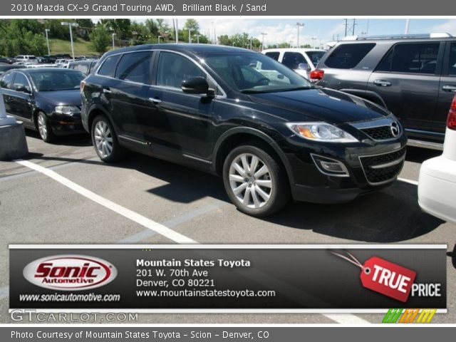 2010 Mazda CX-9 Grand Touring AWD in Brilliant Black