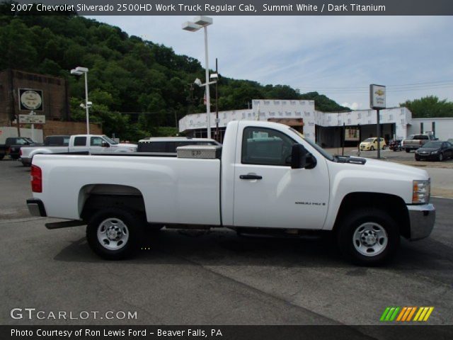 2007 Chevrolet Silverado 2500HD Work Truck Regular Cab in Summit White