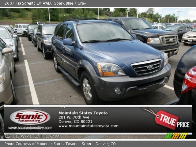 2007 Kia Sorento EX 4WD in Spark Blue