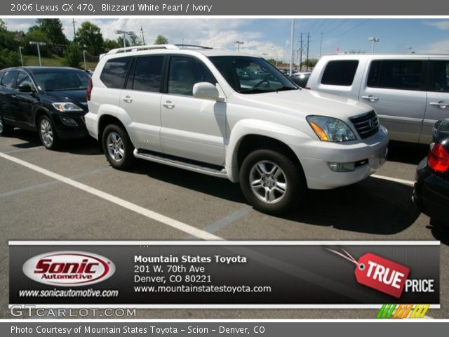 2006 Lexus GX 470 in Blizzard White Pearl