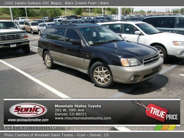 2002 Subaru Outback VDC Wagon in Black Granite Pearl