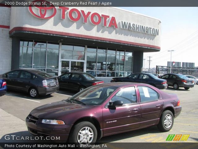 2000 Dodge Stratus SE in Deep Cranberry Red Pearl