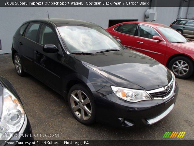 2008 Subaru Impreza Outback Sport Wagon in Obsidian Black Pearl