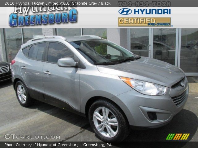 2010 Hyundai Tucson Limited AWD in Graphite Gray