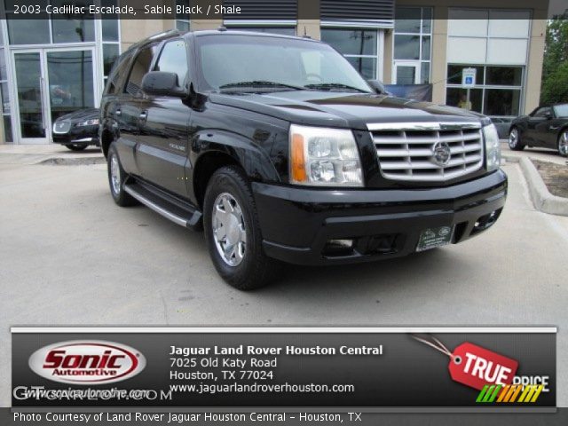 2003 Cadillac Escalade  in Sable Black