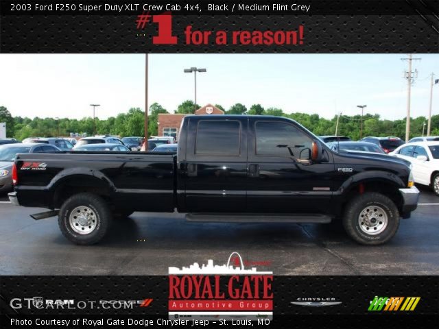 2003 Ford F250 Super Duty XLT Crew Cab 4x4 in Black