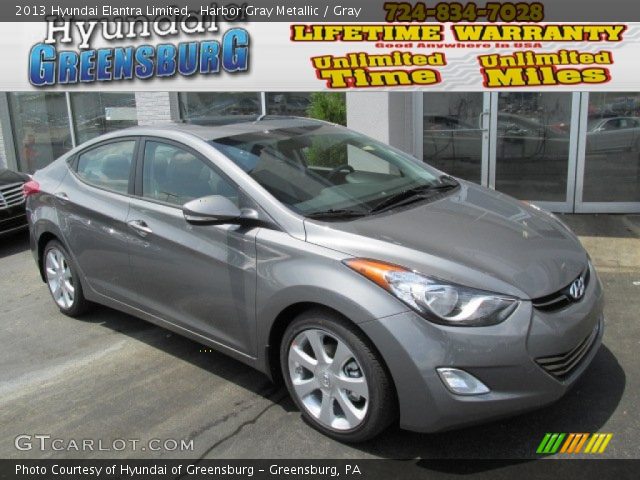 2013 Hyundai Elantra Limited in Harbor Gray Metallic