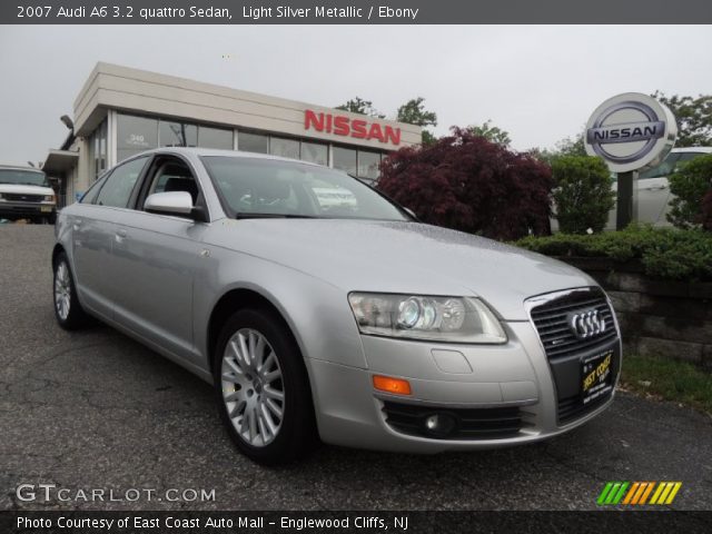2007 Audi A6 3.2 quattro Sedan in Light Silver Metallic