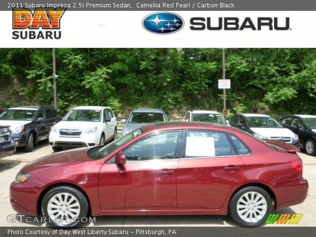 2011 Subaru Impreza 2.5i Premium Sedan in Camellia Red Pearl