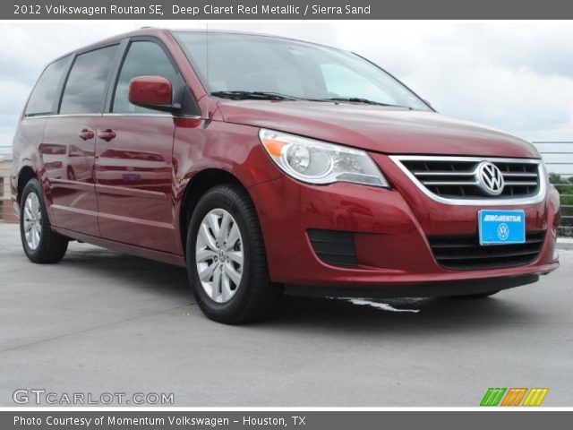2012 Volkswagen Routan SE in Deep Claret Red Metallic