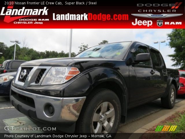 2010 Nissan Frontier LE Crew Cab in Super Black