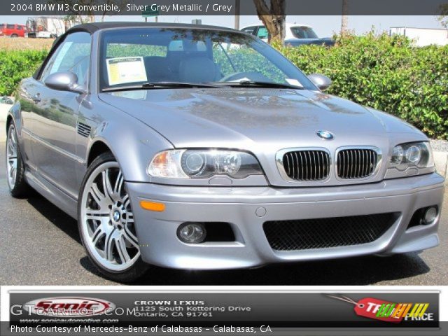 2004 BMW M3 Convertible in Silver Grey Metallic