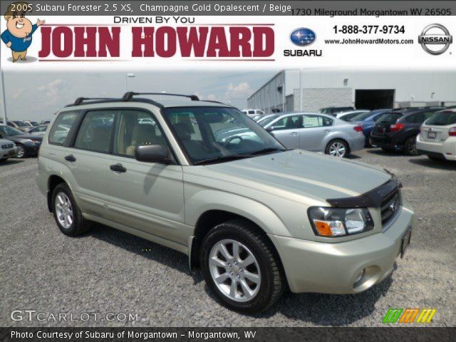 2005 Subaru Forester 2.5 XS in Champagne Gold Opalescent