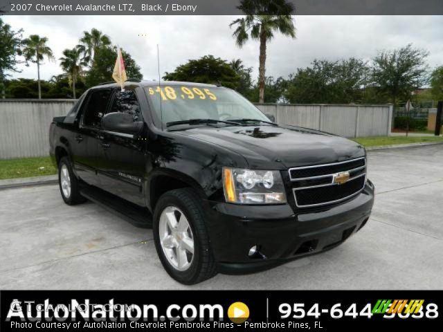 2007 Chevrolet Avalanche LTZ in Black