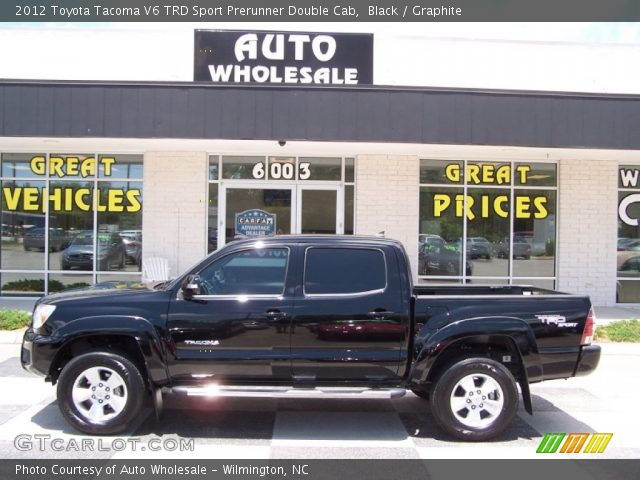 2012 Toyota Tacoma V6 TRD Sport Prerunner Double Cab in Black