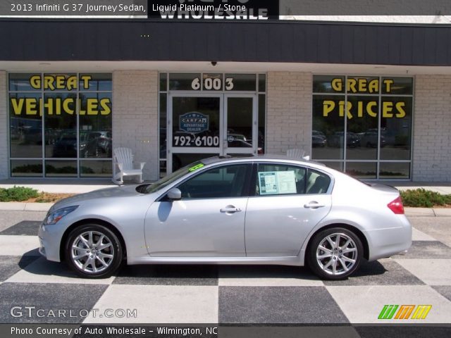 2013 Infiniti G 37 Journey Sedan in Liquid Platinum