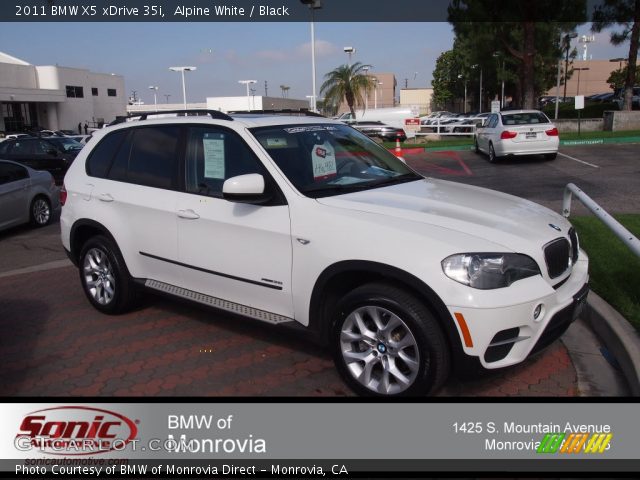 2011 BMW X5 xDrive 35i in Alpine White