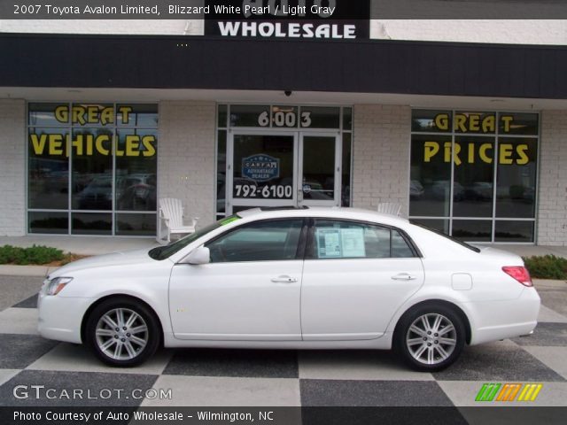 2007 Toyota Avalon Limited in Blizzard White Pearl