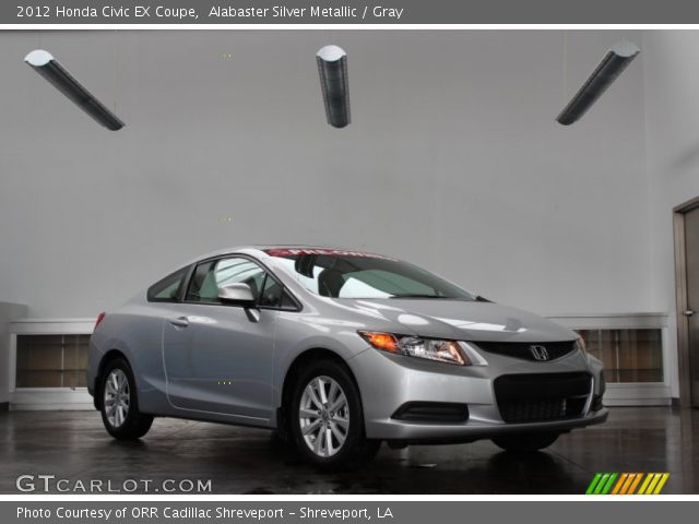2012 Honda Civic EX Coupe in Alabaster Silver Metallic