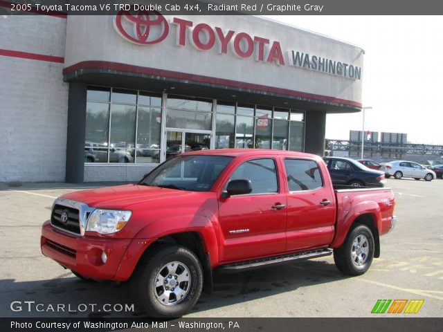 2005 Toyota Tacoma V6 TRD Double Cab 4x4 in Radiant Red