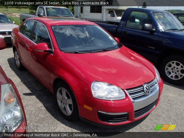 2008 Volkswagen Jetta SE Sedan in Salsa Red